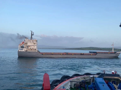 به گزارش تولیدگران کارافرین به نقل از بندر و دریا، این توقف در تردد به دلیل به آتش سوزی در موتورخانه یک کشتی گزارش شده است. کشتیAK Discovery   (هفت هزار و ۵۰۰ DWT)در حال حرکت به سمت دریای سیاه و بندر وارنا در بلغارستان بود که از آتش سوزی در کشتی خبر داد.